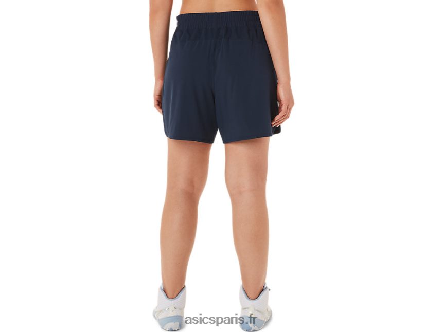 femmes Asics Short de lutte 2 pièces BXL8B23802 équipe marine