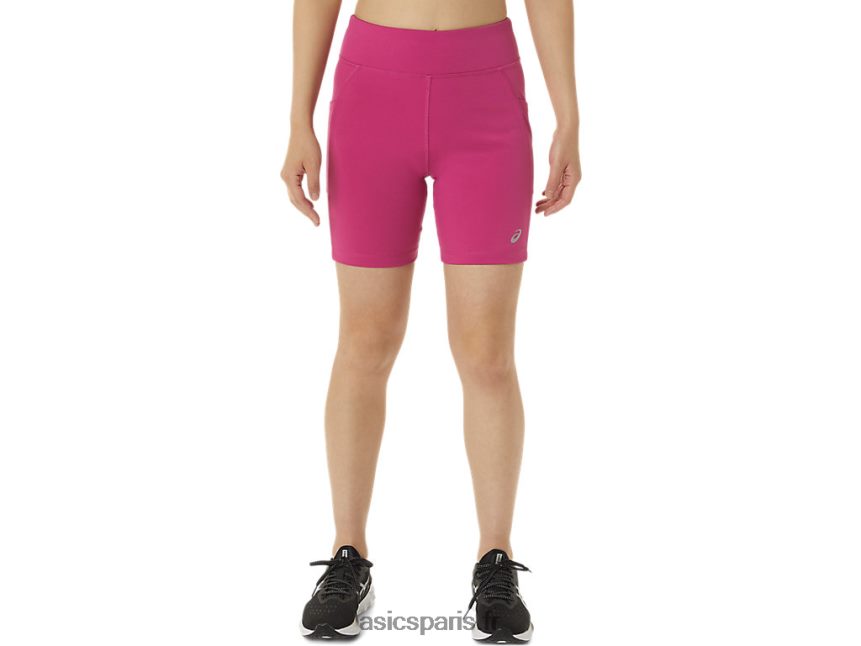femmes Asics Short en tricot de 7 po BXL8B23376 rouge fuchsia