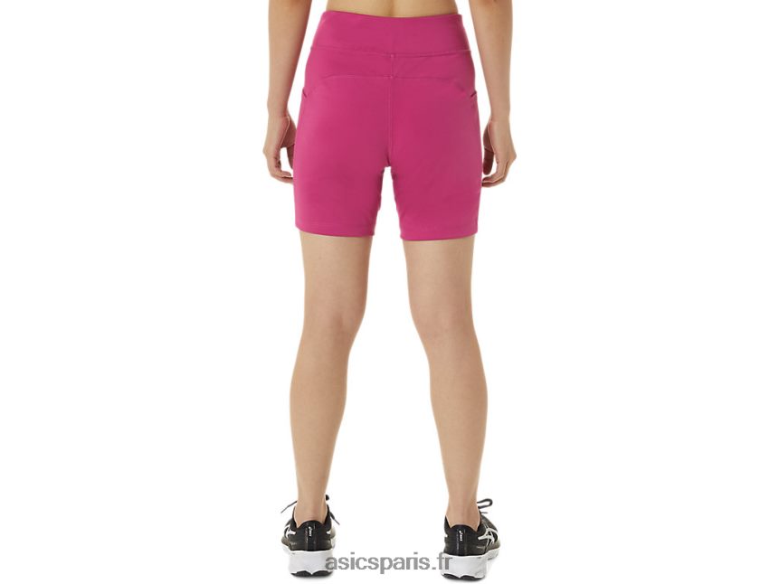 femmes Asics Short en tricot de 7 po BXL8B23376 rouge fuchsia