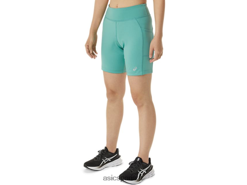 femmes Asics Short en tricot de 7 po BXL8B23390 sage