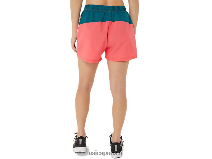 femmes Asics bloc de couleur court 3 pouces prêt à l\'emploi BXL8B23213 multi