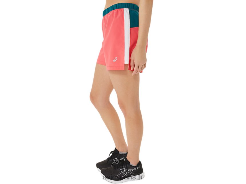 femmes Asics bloc de couleur court 3 pouces prêt à l\'emploi BXL8B23213 multi