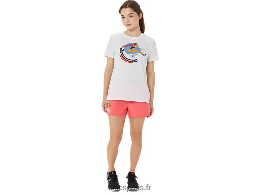 femmes Asics bloc de couleur court 3 pouces prêt à l\'emploi BXL8B23213 multi