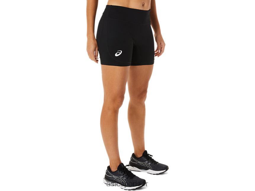 femmes Asics circuit 5po compression court BXL8B22358 performance noir
