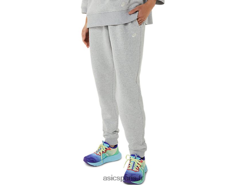 femmes Asics jogging polaire du dimanche lam BXL8B23305 gris clair chiné