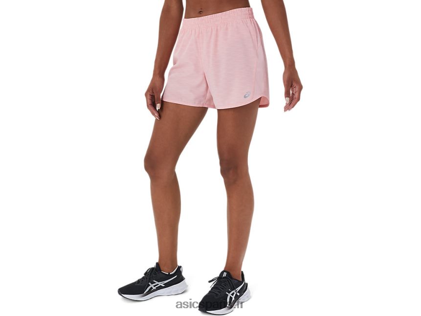 femmes Asics lyte speed 4in run short BXL8B23116 teinture spatiale rose givrée