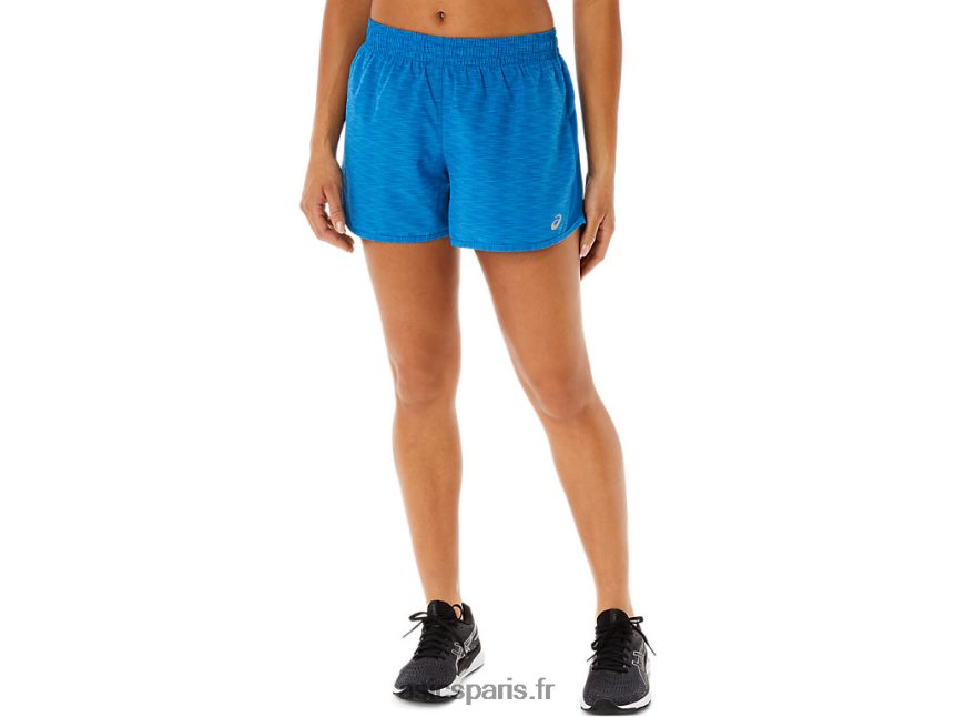 femmes Asics lyte speed 4in run short BXL8B23302 Teinture spatiale Lake Drive