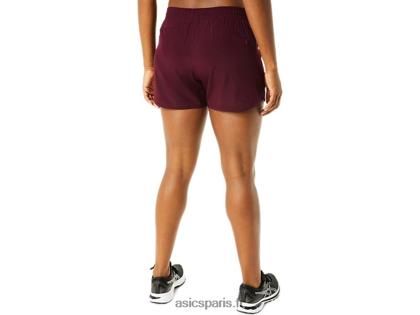 femmes Asics lyte speed 4in run short BXL8B23712 Mars profond