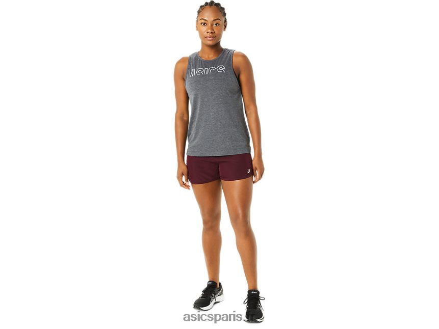 femmes Asics lyte speed 4in run short BXL8B23712 Mars profond