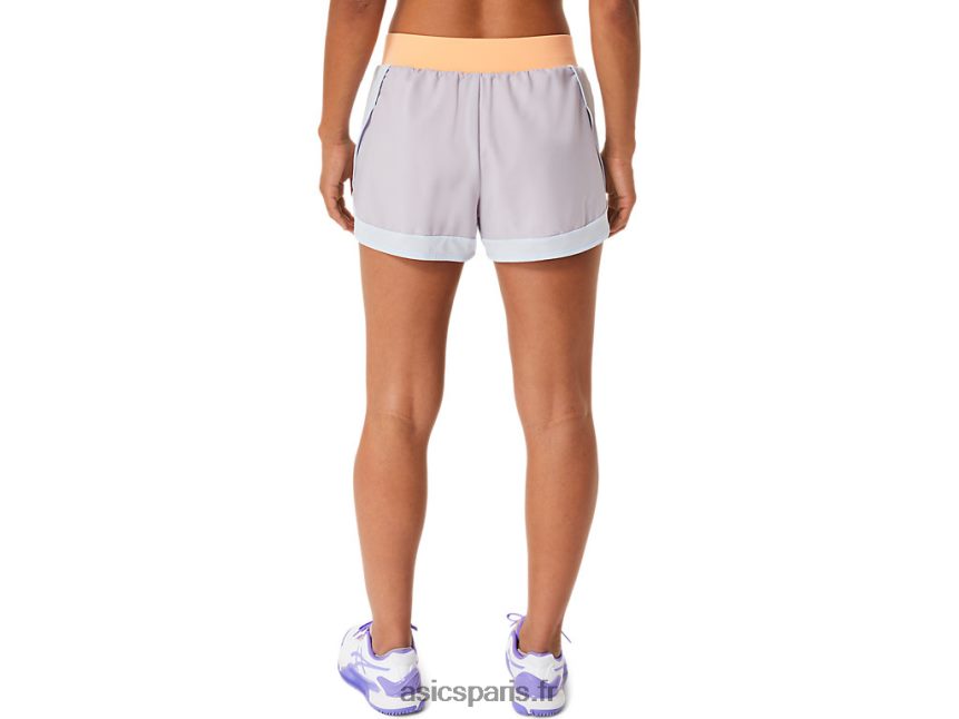 femmes Asics match court BXL8B22494 violet foncé/orange pop