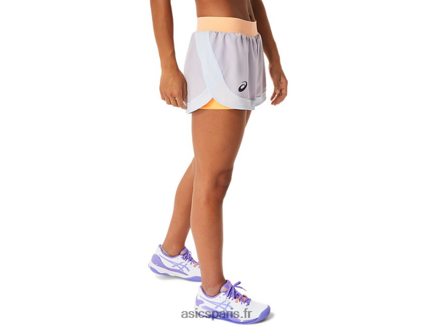 femmes Asics match court BXL8B22494 violet foncé/orange pop