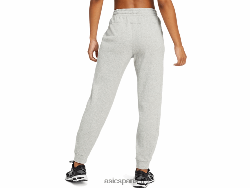 femmes Asics pantalon de jogging en polaire BXL8B24151 gris clair chiné