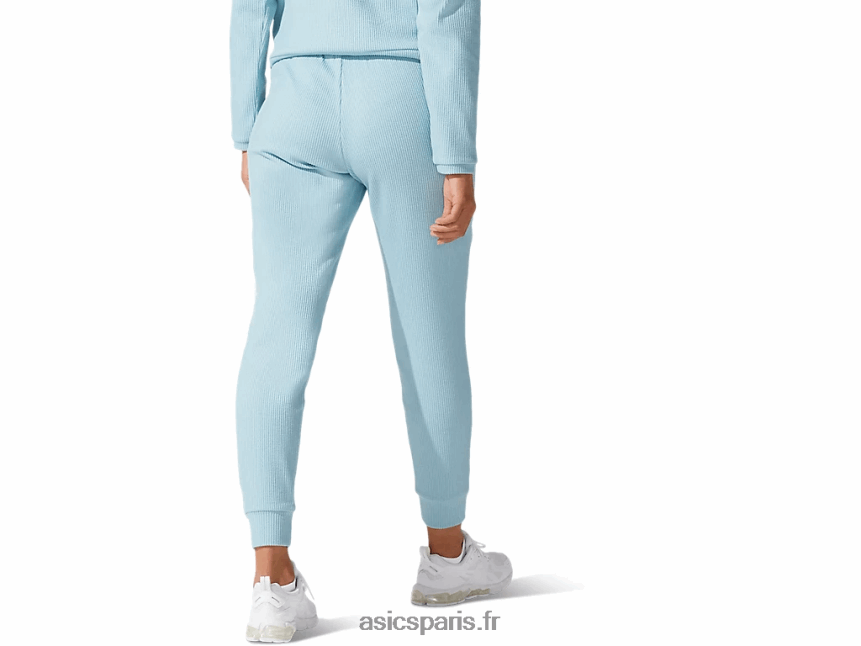 femmes Asics pantalon de survêtement doux et extensible BXL8B24070 fumée bleue