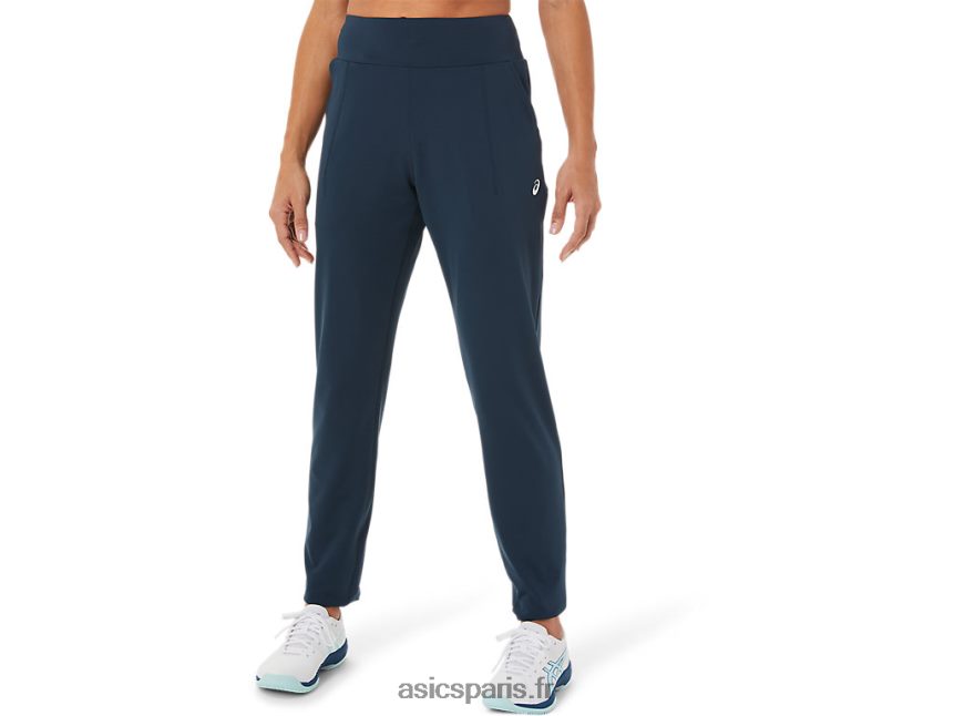 femmes Asics pantalon de tennis BXL8B23287 bleu français/noir performance