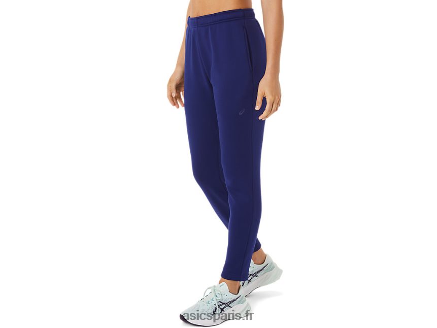femmes Asics pantalon en maille brossée BXL8B22936 bleu de plongée