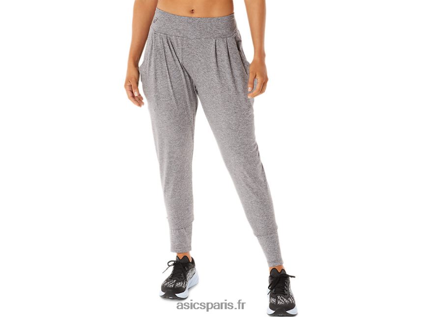 femmes Asics pantalon en maille stretch douce BXL8B22903 bruyère fumée
