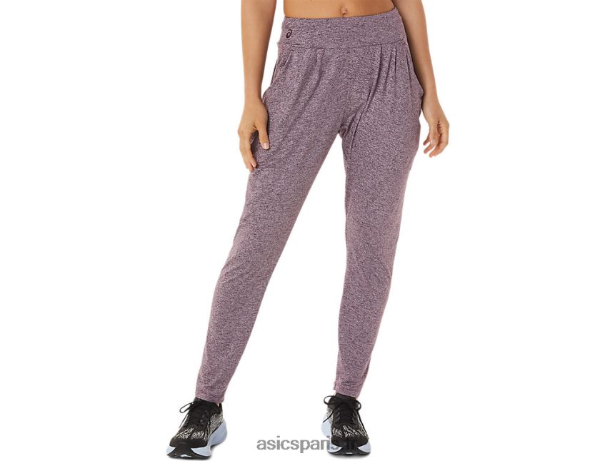 femmes Asics pantalon en maille stretch douce BXL8B22935 bruyère mars profonde