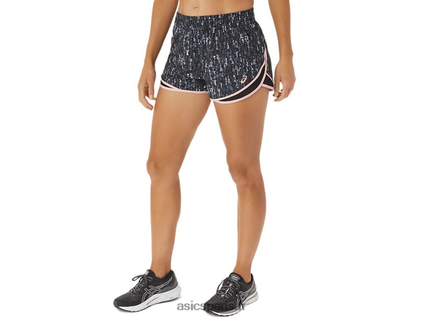 femmes Asics pr lyte 2,5 pouces court BXL8B23024 japon brossé performance noir