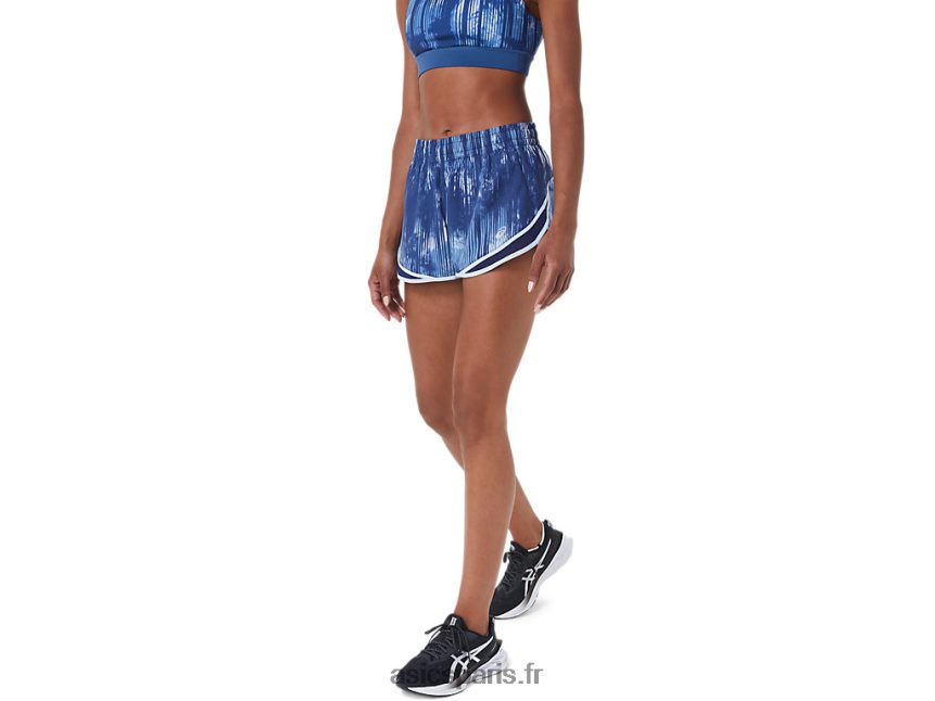 femmes Asics pr lyte 2,5 pouces court BXL8B23053 teinture de cravate de grand requin