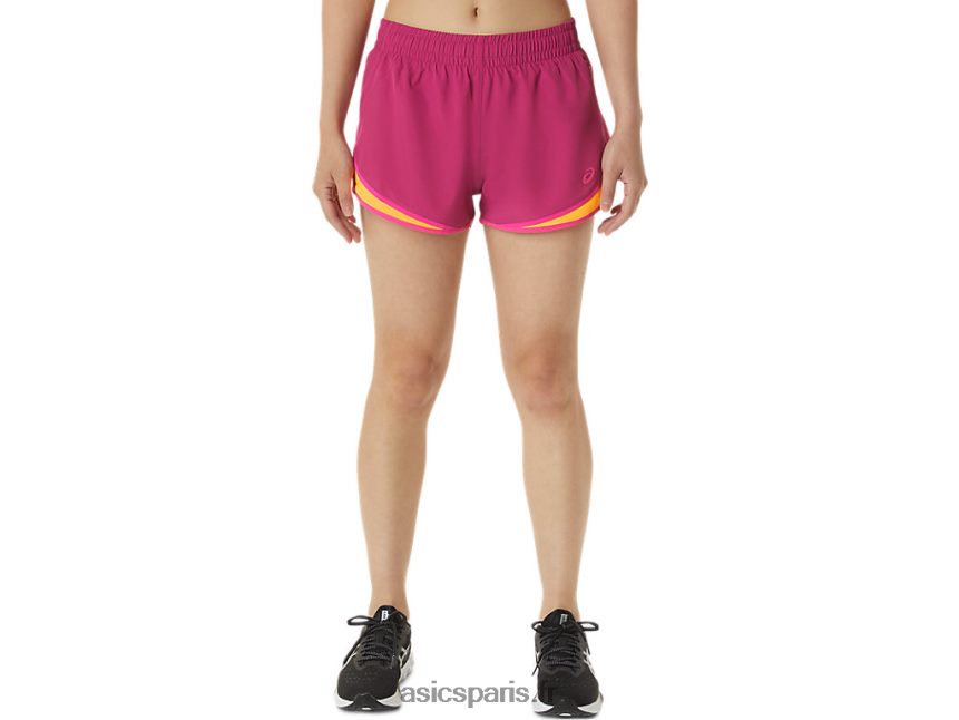 femmes Asics pr lyte 2,5 pouces court BXL8B23300 fuchsia rouge/rose glo