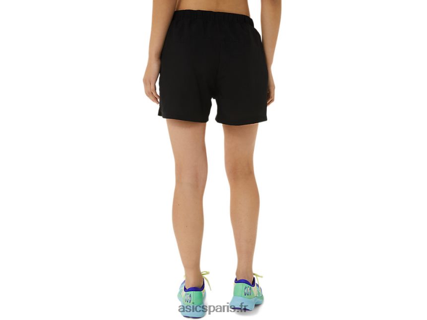 femmes Asics prêt à l\'emploi 3po court lam BXL8B23306 performance noir