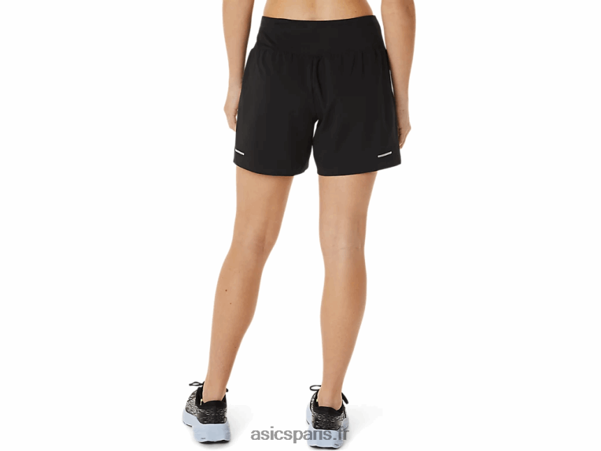 femmes Asics route 2-n-1 5.5po court BXL8B23002 performance noir