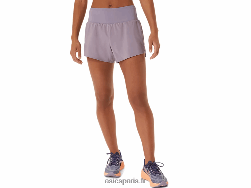 femmes Asics route 3.5po court BXL8B22490 quartz violet