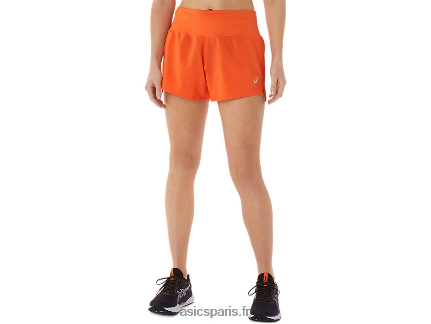femmes Asics route 3.5po court BXL8B23040 orange nova