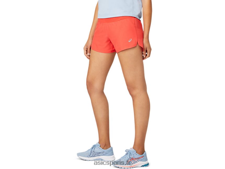 femmes Asics route 3.5po court BXL8B23804 pamplemousse rose