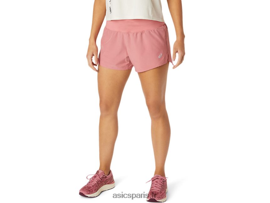 femmes Asics route 3.5po court BXL8B23814 rose fumé