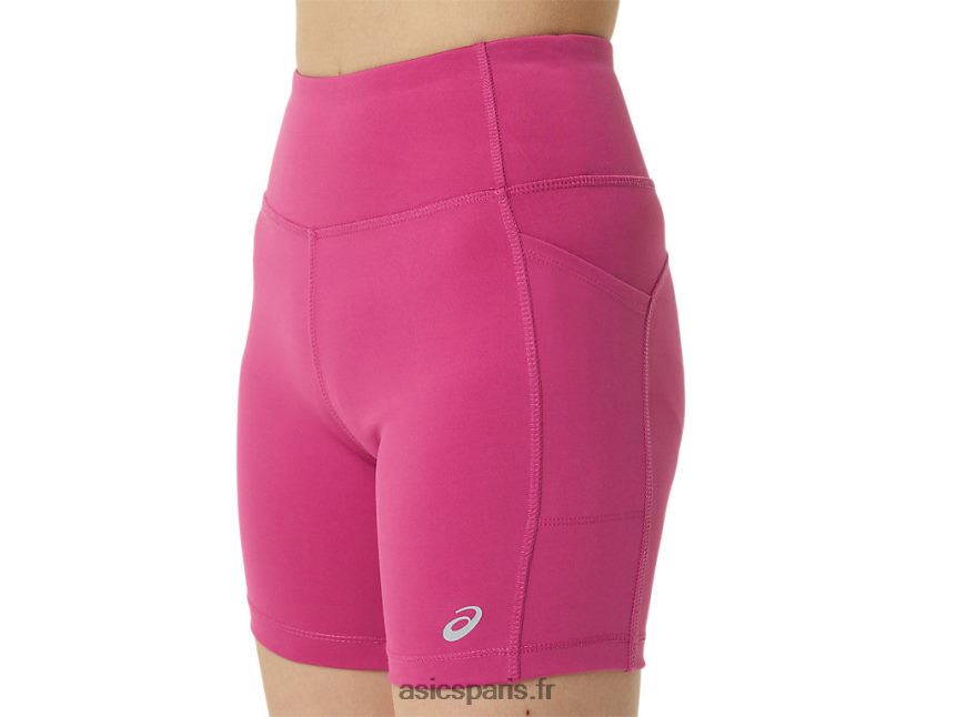 femmes Asics short de course pr lyte 5 pouces avec poches BXL8B23291 rouge fuchsia