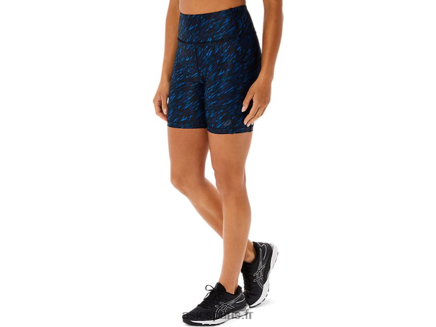 femmes Asics short de course pr lyte 5 pouces avec poches BXL8B23299 imprimé night shade/lake drive