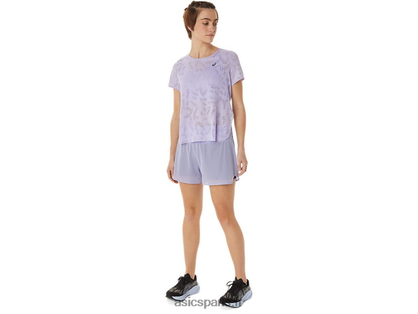 femmes Asics ventiler 2-n-1 3.5in court BXL8B23030 ombre vapeur/nuit