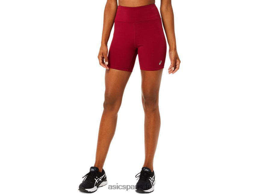 femmes Asics w pr lyte 5in run short BXL8B23841 Bourgogne