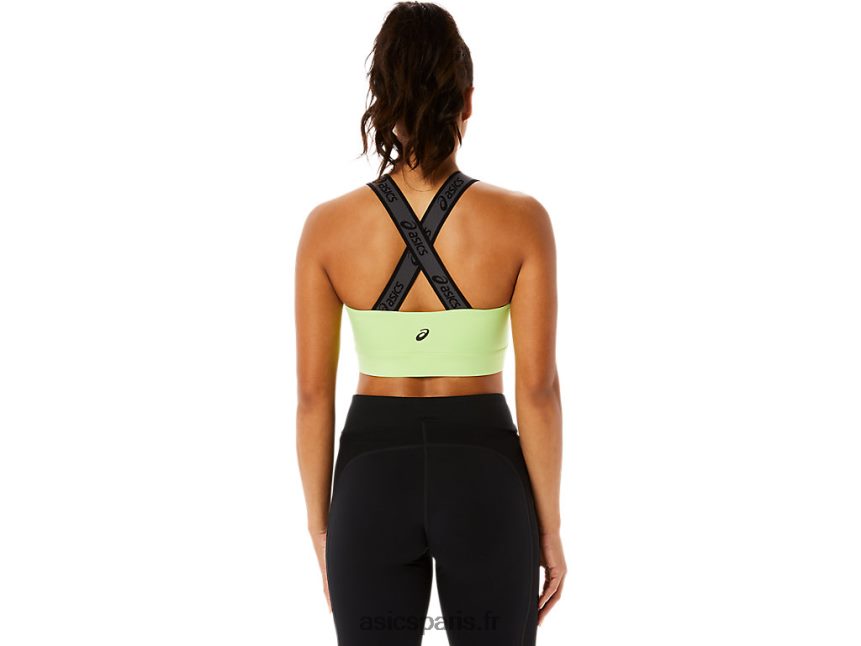 femmes Asics ajustement sana soutien-gorge BXL8B23444 vert citron