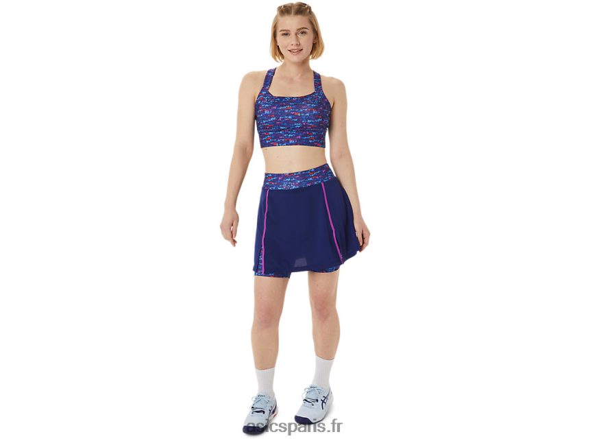 femmes Asics nouveau soutien-gorge imprimé strong 92 BXL8B23007 tennis japon orchidée aop brossée