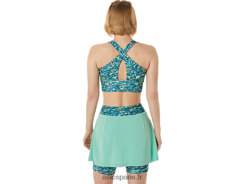 femmes Asics nouveau soutien-gorge imprimé strong 92 BXL8B23008 mer apaisante