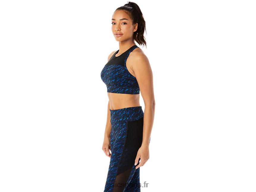 femmes Asics soutien-gorge à bretelles kate BXL8B23513 imprimé night shade/lake drive