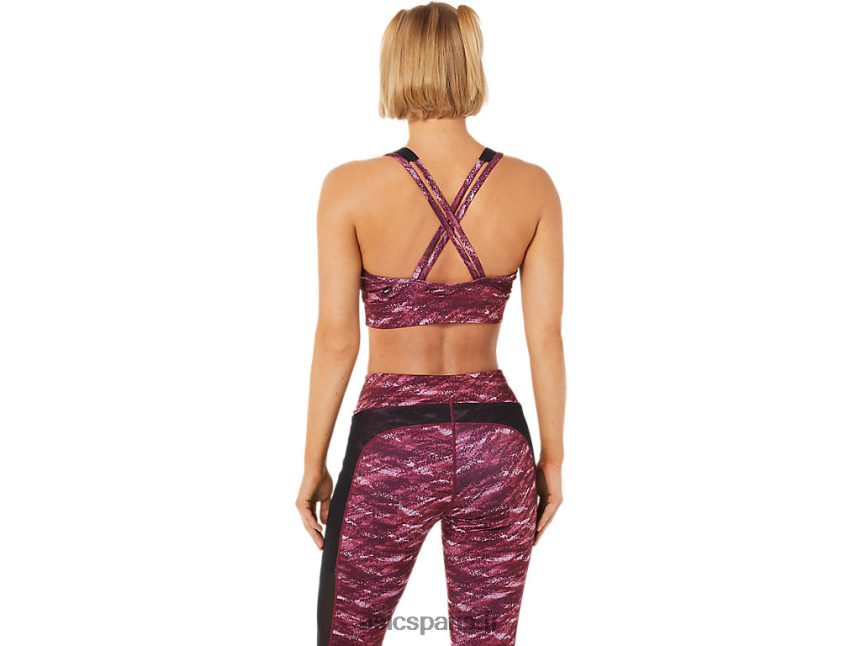 femmes Asics soutien-gorge à bretelles kate BXL8B23719 mars profond/brume multi
