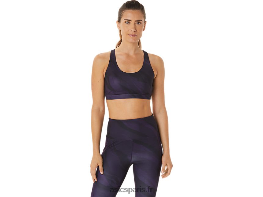 femmes Asics soutien-gorge graphique d'entraînement BXL8B22927 ombre de nuit