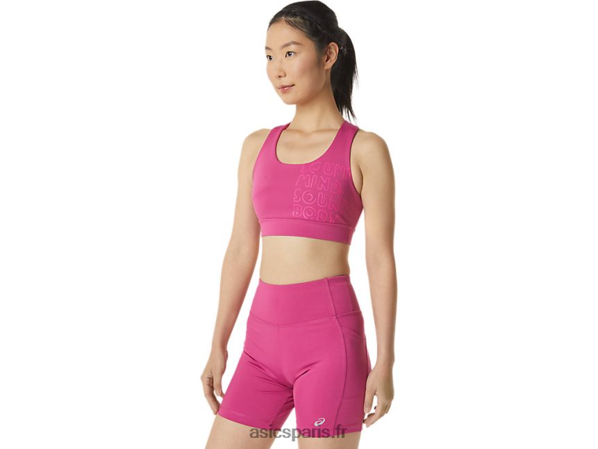 femmes Asics soutien-gorge pr lyte BXL8B23292 fuchsia rouge/rose glo
