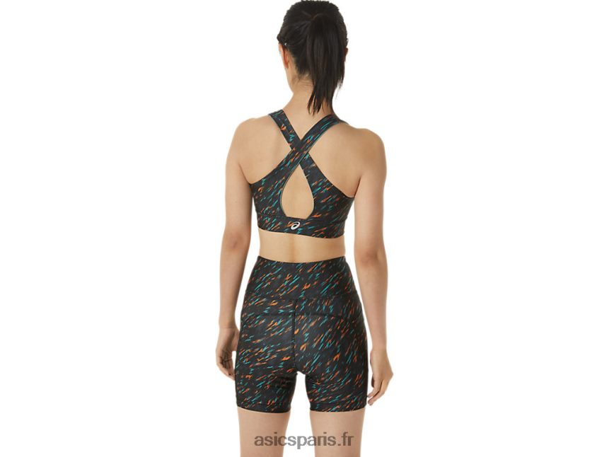 femmes Asics soutien-gorge pr lyte BXL8B23297 ombre de nuit/imprimé sauge