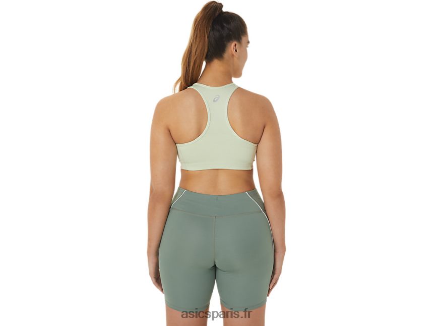 femmes Asics soutien-gorge rembourré BXL8B22514 murmure vert
