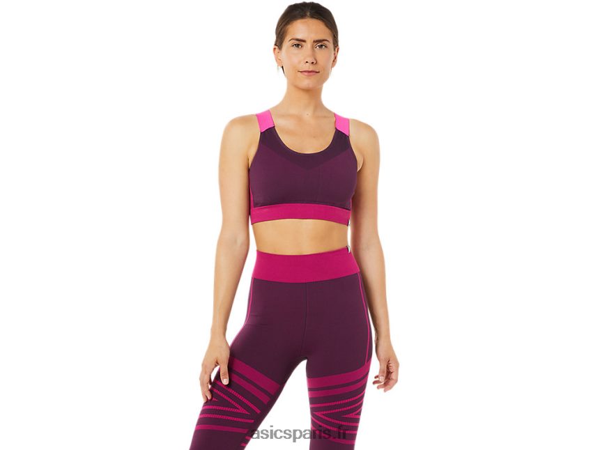 femmes Asics soutien-gorge sans couture BXL8B23512 prune profonde