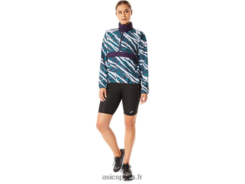 femmes Asics anorak camouflage sauvage BXL8B23071 ombre nocturne/pin velours
