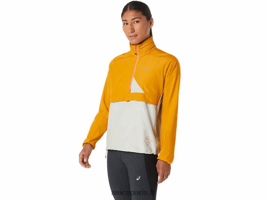 femmes Asics anorak fujitrail BXL8B22568 tempête de sable/sauge claire