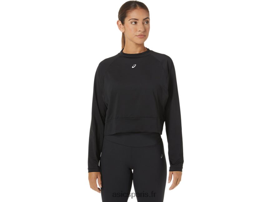 femmes Asics le nouveau pull fort revisité BXL8B22693 noir