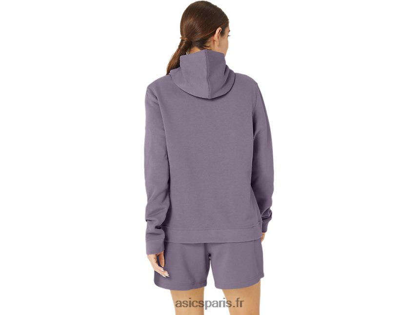 femmes Asics sweat à capuche polaire sunday sana BXL8B22156 quartz violet