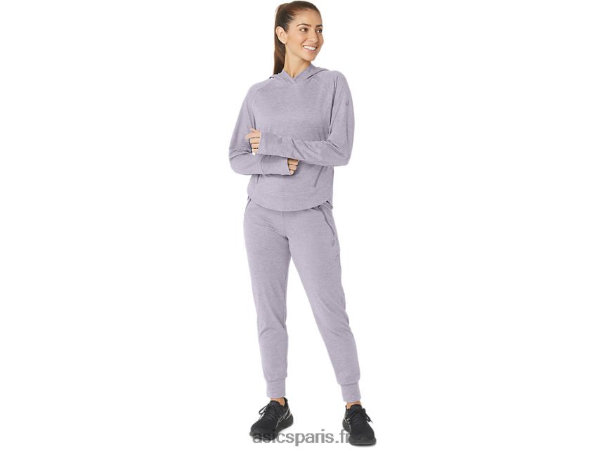 femmes Asics sweat à capuche tech po 2.0 BXL8B22351 teinture spatiale violette du crépuscule