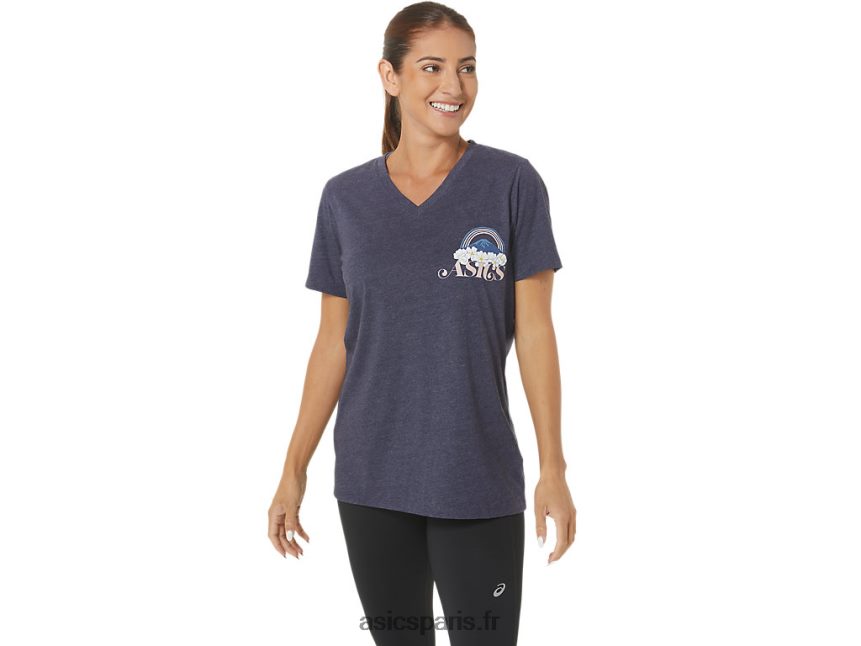 femmes Asics aventure alanna col v BXL8B22797 bruyère caban